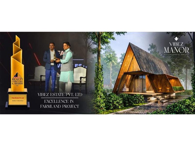 Image from: Vibez Manor Wins ’Excellence in Farmland Project’ at ET NOW Realty Conclave & Awards 2026