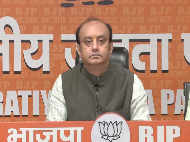 Image from: 'Wants to create destruction to fulfill political aspirations:" BJP's Sudhanshu Trivedi hits out at Rahul Gandhi over Kota's NEET-UG paper leak protest
