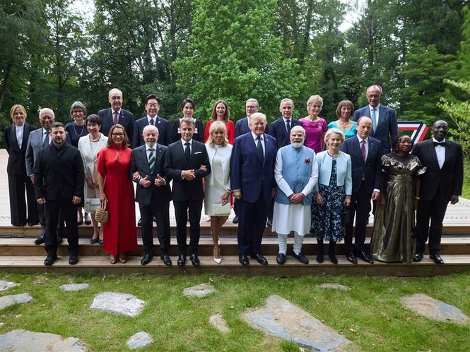 Image from: Ukraine secures fresh air defence commitments at G7 Summit in France