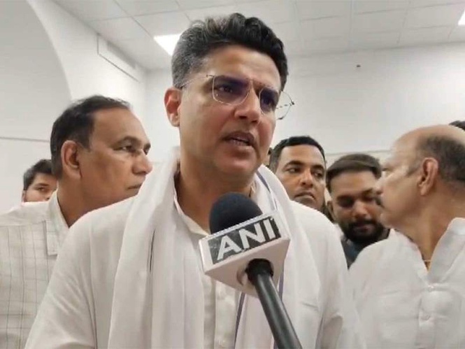 Image from: "Rahul Gandhi's call will unite the youth across country:" Congress leader Sachin Pilot on Rahul Gandhi's Kota NEET-UG paper leak protest