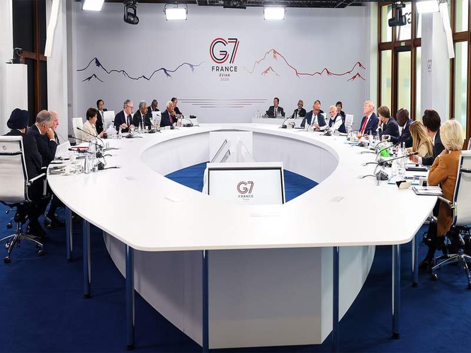 Image from: G7 leaders hail breakthrough US-Iran deal, demand Hezbollah disarmament in sweeping security vision