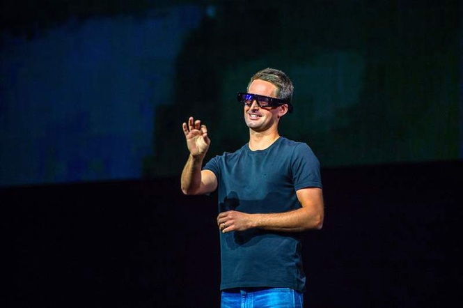 Image from: Snapchat's parent company launching AR glasses with a mini-display