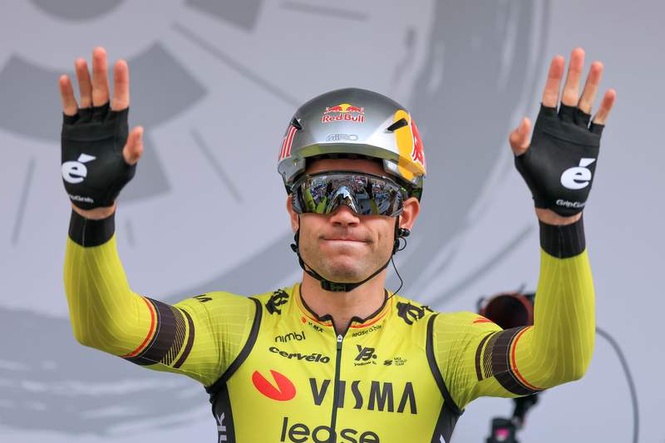 Image from: Van Aert ruled out of Tour de France with elbow injury