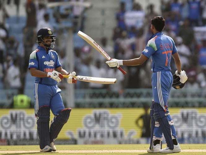 Image from: Team India ties with SA for most 400+ run totals in ODIs