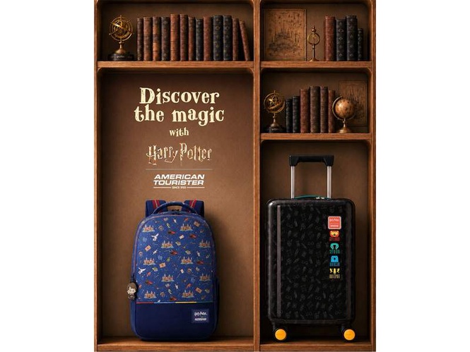 Image from: American Tourister Partners with Warner Bros. Discovery Global Consumer Products to Launch Exclusive Harry Potter Collection in India