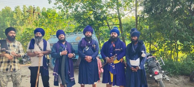 Image from: Nihang Singhs warn of ’Khalsa tax’ on Himachal vehicles from June 21