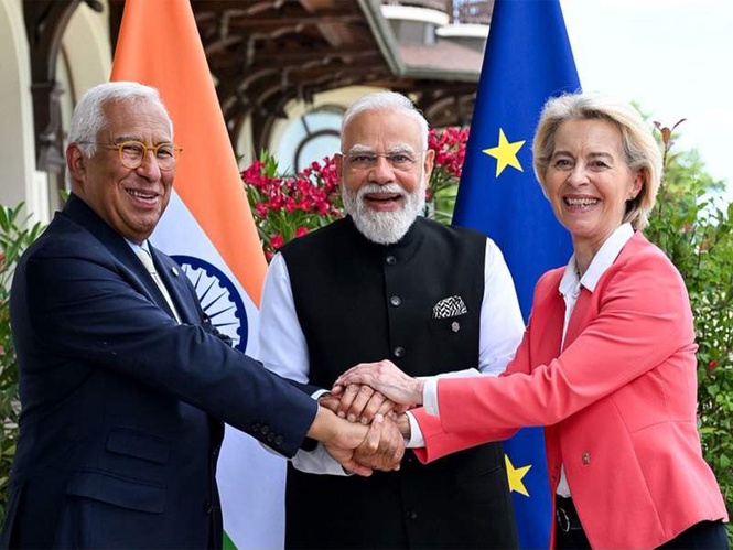 Image from: India-EU to sign “mother of all trade deals” by year-end, after G7 meet between PM Modi and European leaders