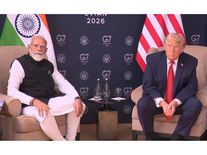 Image from: "Keeping Strait of Hormuz open is vital for global economy": PM Modi tells Trump during meeting