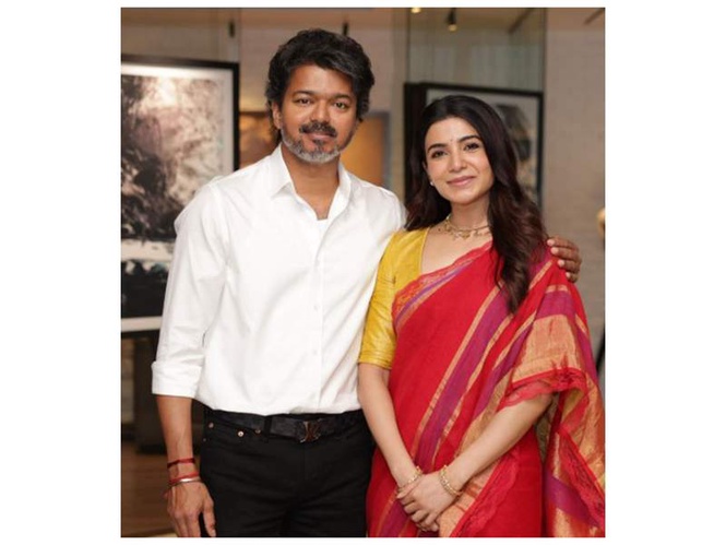 Image from: "He was never meant to be just a hero on screen": Samantha Ruth Prabhu meets Tamil Nadu CM Vijay