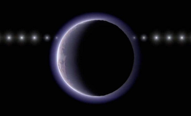 Image from: Astronomers Spot Faint Gas Around a Remote Solar System Object No Bigger Than the Grand Canyon