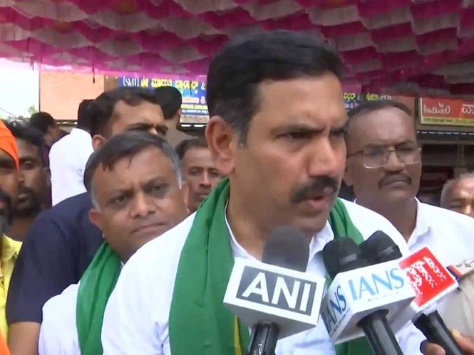 Image from: Karnataka BJP president Vijayendra claims 80% farmers oppose land acquisition for Bidadi township