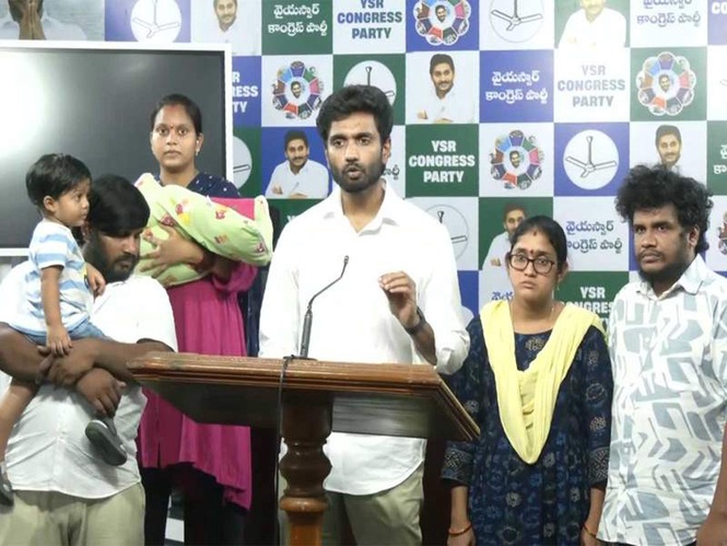 Image from: Rajahmundry adulterated milk case: Former MP Margani Bharat accuses Andhra Govt of negligence in treatment of affected children