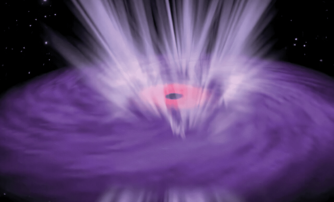 Image from: Astronomers Detect Rare UFO Signals From A Black Hole Racing At Near-Light Speed