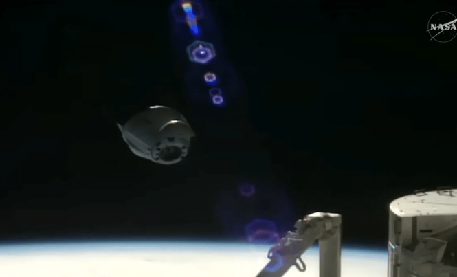 Image from: SpaceX Dragon Completes Critical NASA Cargo Return With Pacific Splashdown