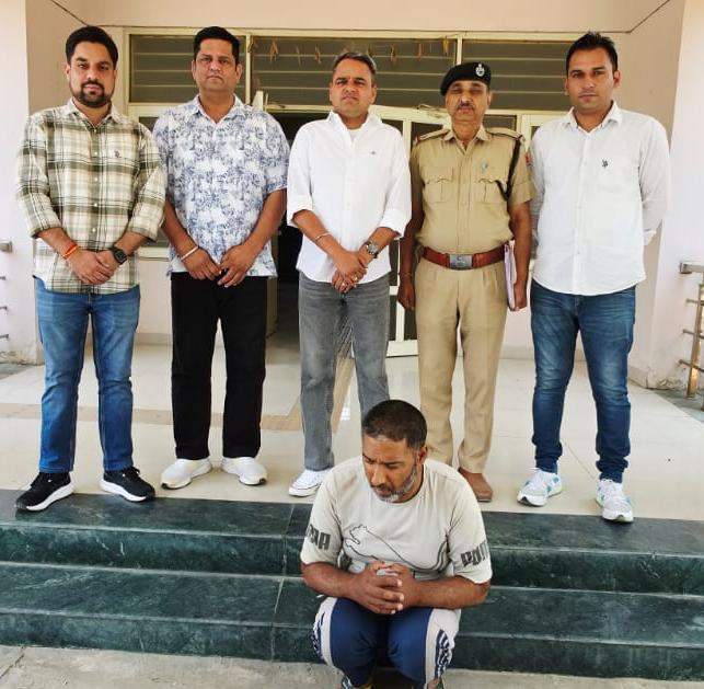 Image from: Escaped accused rearrested by karnal police, sent to one-day police remand