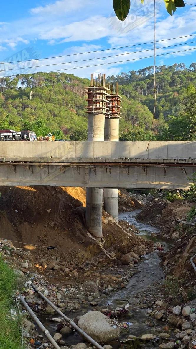 Image from: Malan flyover construction on Pathankot-Mandi highway enters final phase as last pillars completed