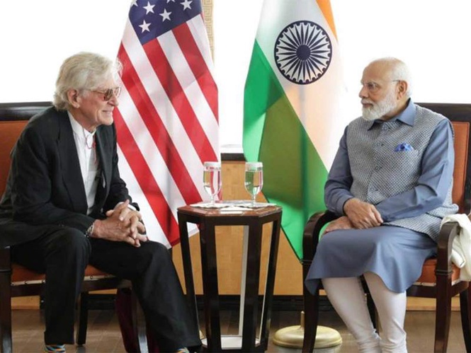 Image from: PM Modi condoles death of Buddhist scholar Robert Thurman, calls him “lifelong friend of India”