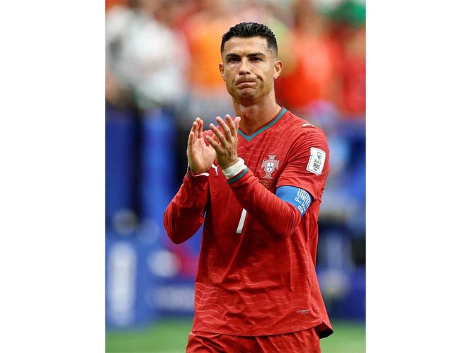 Image from: Cristiano Ronaldo becomes second player to feature in six FIFA World Cups, joins Lionel Messi
