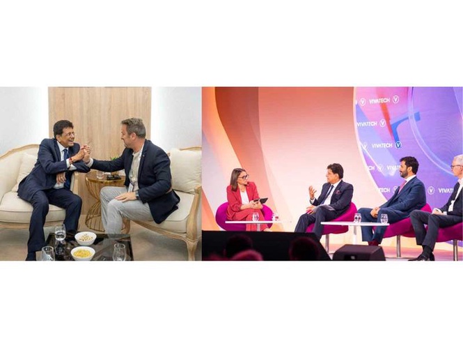 Image from: Piyush Goyal meets Luxembourg Deputy Prime Minister; Highlights India’s strides in AI at Viva Tech 2026
