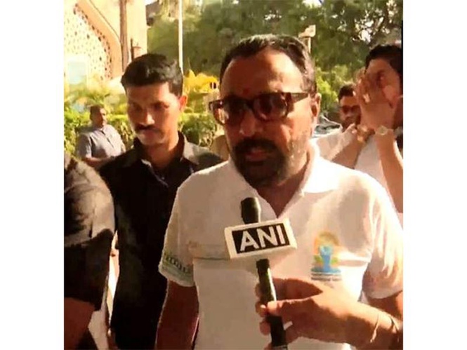 Image from: "Sanjay Raut's language leading to destruction of Shiv Sena (UBT)": Union Minister Prataprao Jadhav