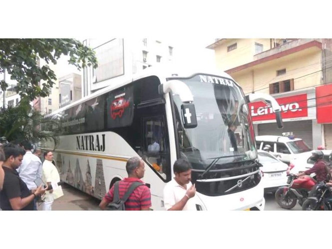 Image from: BJP, NDA MLAs in Jharkhand leave for Assembly as Rajya Sabha voting begins