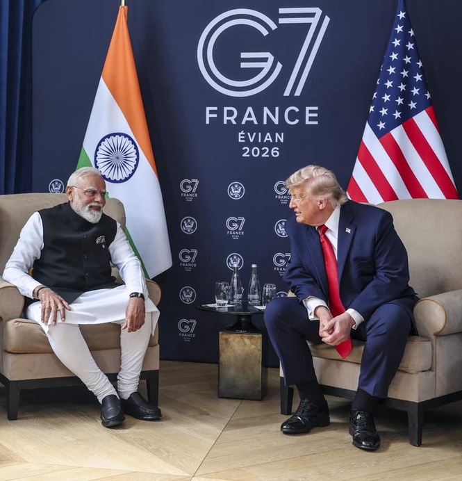 Image from: Modi, Trump direct officials to fast-track ‘commercially meaningful’ trade Pact