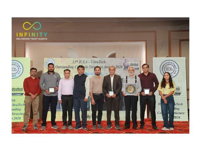 Image from: Infinity Group Receives Prestigious 13th ICEA-UltraTech Outstanding Concrete Structure Award 2026