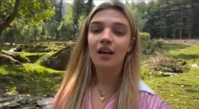 Image from: Viral video: Why does it take a foreign tourist to tell people not to litter Shimla’s religious sites