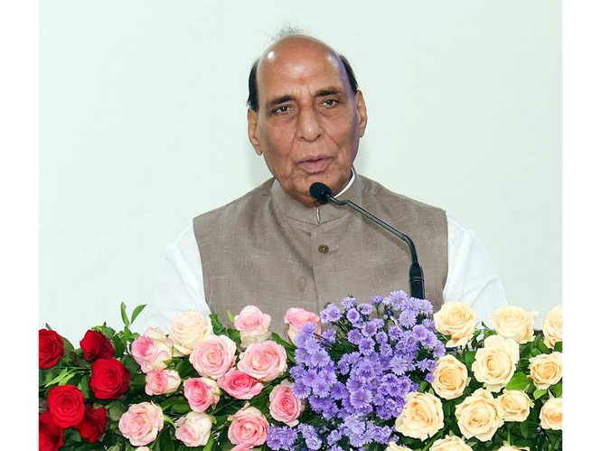Image from: Defence Minister Rajnath Singh to perform bhoomi pujan for 10,000-tons aluminium extrusion press at Yantra India Limited in Nagpur