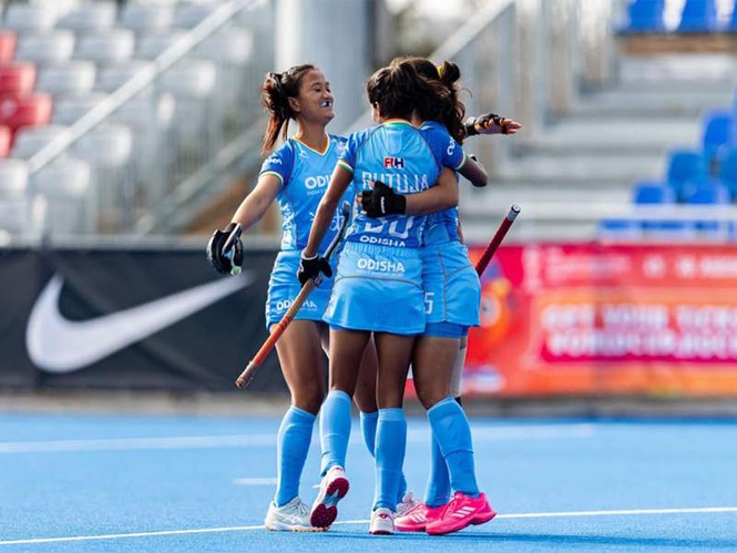 Image from: India beat Uruguay 3-2 in FIH Hockey Women's Nations Cup 2025-26