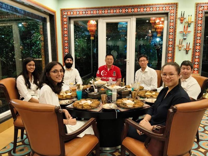 Image from: Singapore High Commissioner relishes Odia cuisine post talks with CM Majhi