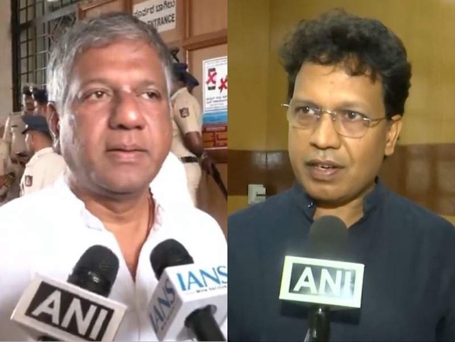 Image from: 'Congress scared of division': Karnataka BJP alleges MLAs shifted to resort over cross-voting fears