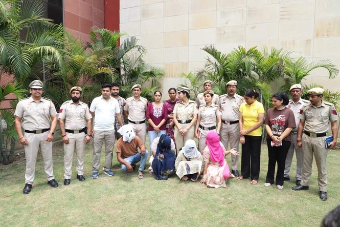 Image from: Delhi Police bust inter-state child trafficking racket