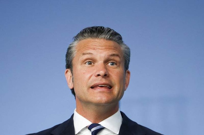 Image from: Pete Hegseth takes veiled swipe at Britain over defence spending as he issues rallying call to Nato