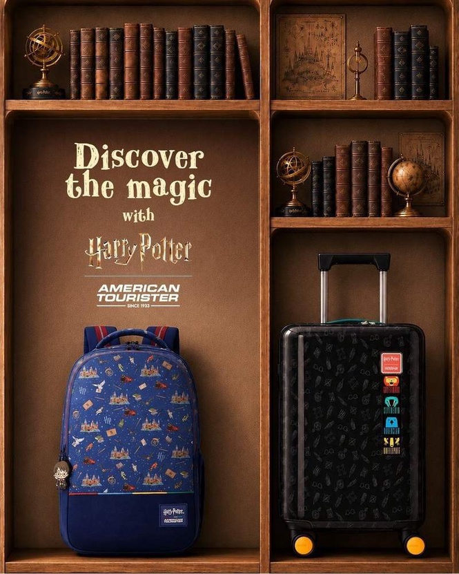 Image from: American Tourister Partners with Warner Bros. Discovery Global Consumer Products to Launch Exclusive Harry Potter Collection in India