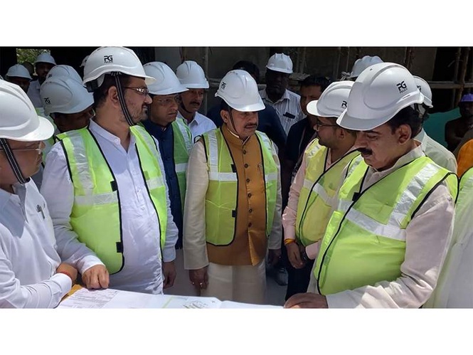 Image from: MP CM Yadav inspects under-construction IT Park 3 in Indore