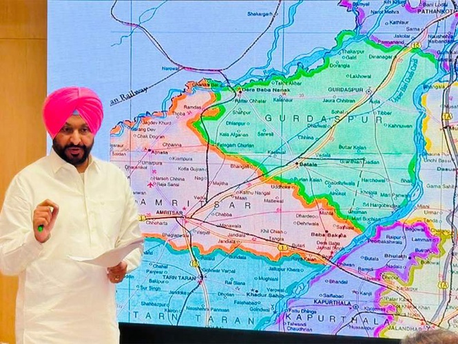 Image from: Reviving a century-old promise: Ravneet Singh Bittu lauds Modi Govt Qadian-Beas rail link approval