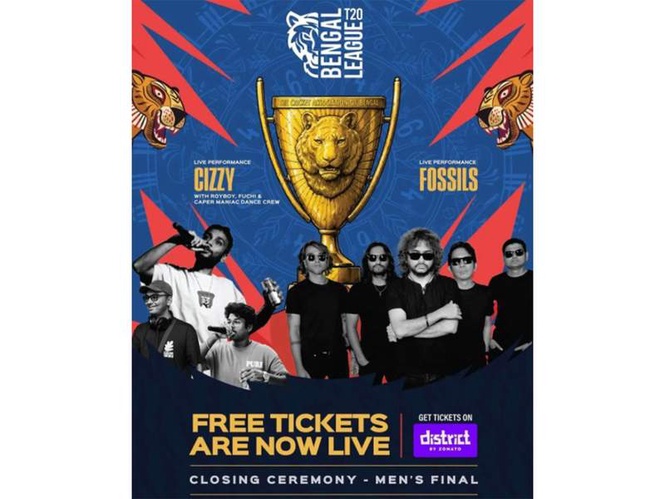 Image from: Cricket meets entertainment on Sunday as Bengal T20 League Finals take centre stage at Eden Gardens