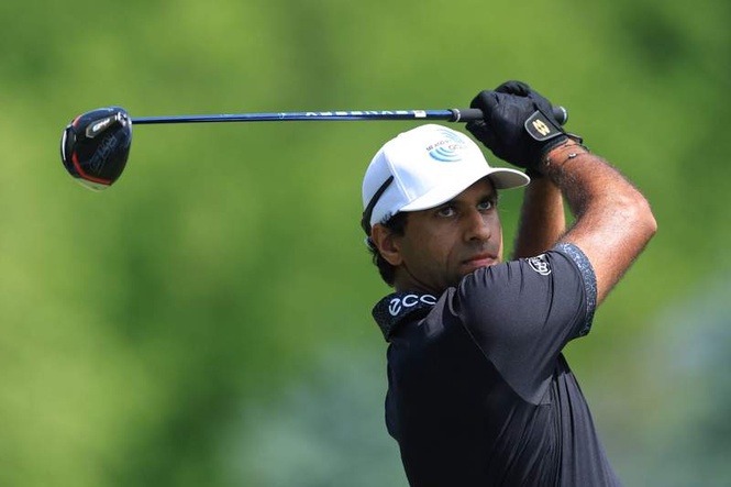 Image from: Gabby Herzig admits she’s never seen anyone do what Aaron Rai was doing on the range at Shinnecock