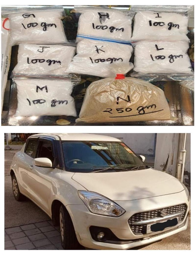 Image from: NCB, Chandigarh Police bust Pak-linked ice drug syndicate; advocate among 2 held
