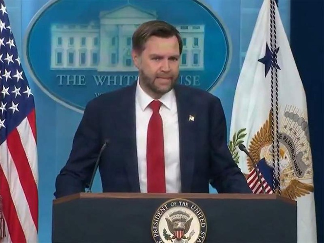 Image from: “Comply fully and change their behavior”: US VP Vance issues stern warning to Iran