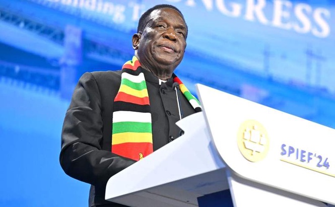 Image from: Zimbabwean parliament extends President Mnangagwa's term
