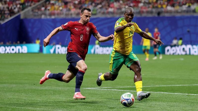 Image from: World Cup 2026: South Africa fight back to earn draw against Czech Republic