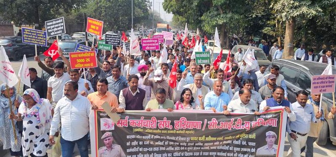 Image from: Rewari workers in Haryana fume over safety risks in wake of recent factory fires