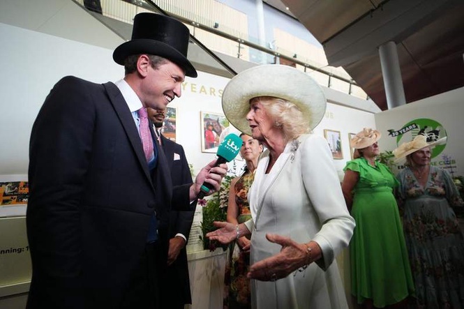 Image from: Queen Camilla says Royal Ascot showcases 'best of Britain' in rare candid interview