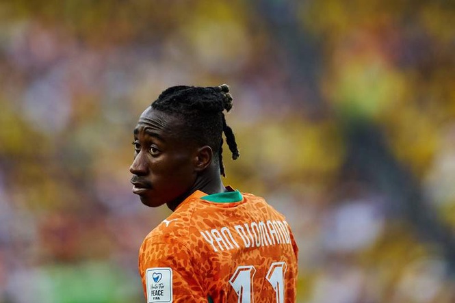 Image from: World Cup star Yan Diomande ‘doesn’t feel anything’ after death of sister at party