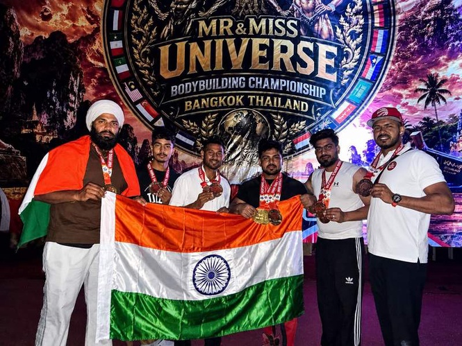 Image from: Hoshiarpur athletes shine at World Powerlifting championship in Bangkok