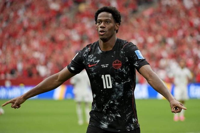 Image from: How you can buy Canada vs Qatar match-worn jerseys including Jonathan David and Cyle Larin