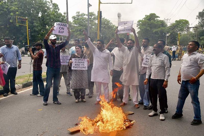 Image from: Chandigarh BJP chief Malhotra’s remarks on Punjabis trigger controversy