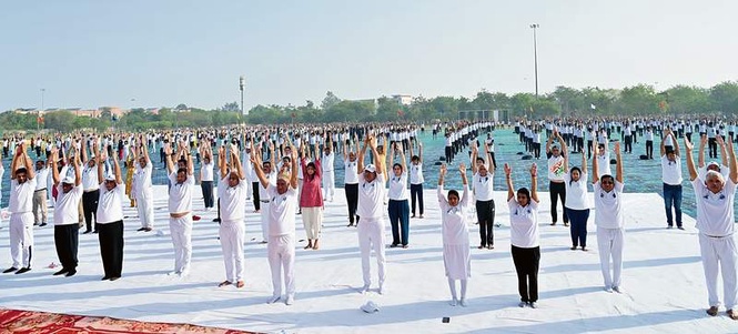 Image from: Yoga India’s timeless gift to the world: Rajya Sabha MP